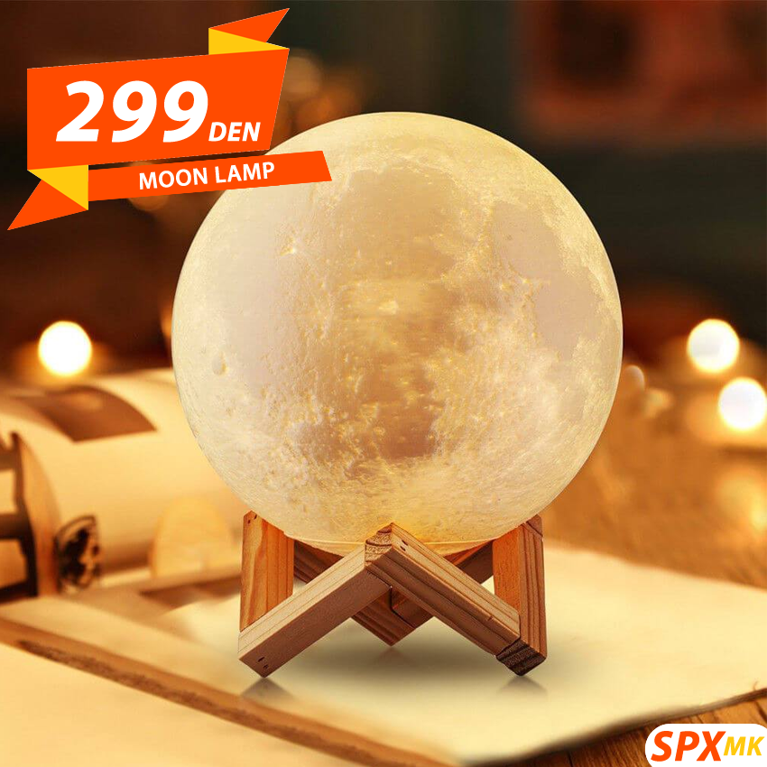 3D Moon Lampa