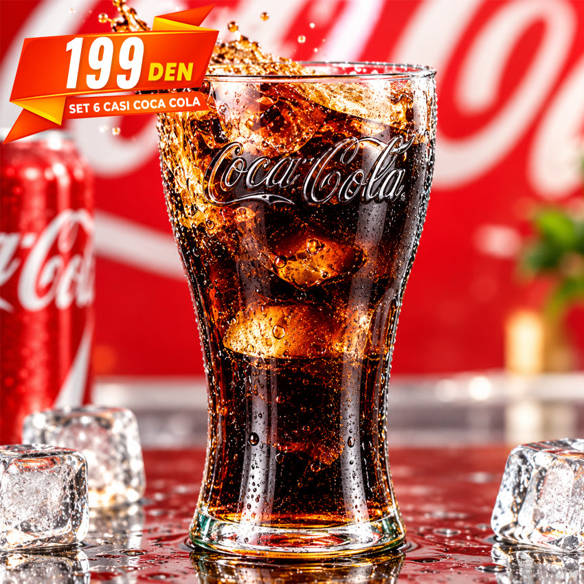 Stakleni Caši Coca-Cola 6 pcs