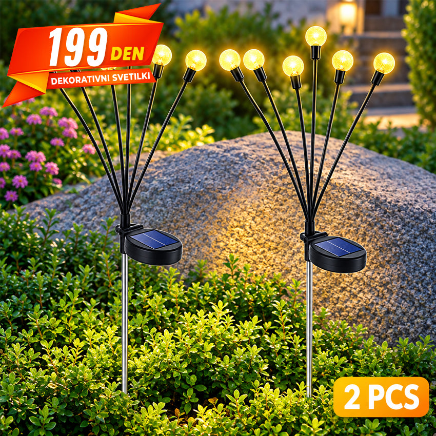Dekorativni Solarni LED Svetilki 2 pcs