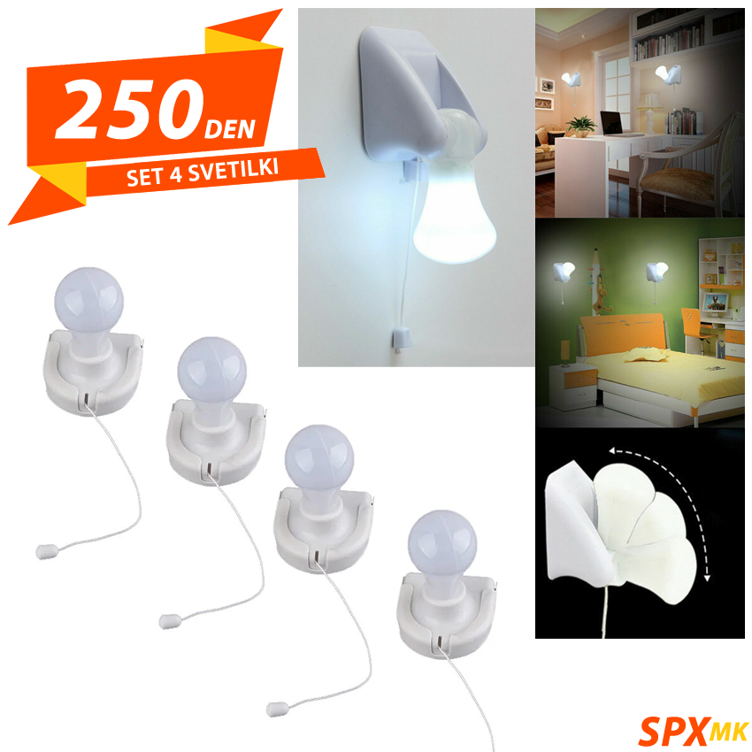 Set 4 Led Svetilki