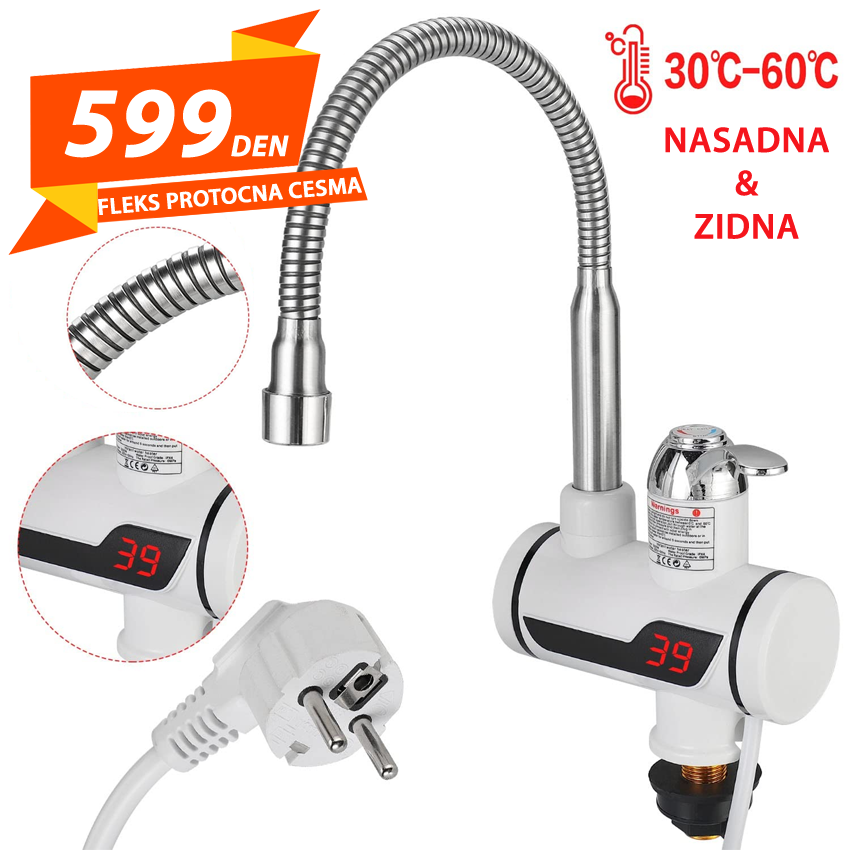 Protocna Cesma so Fleksibilno Crevo