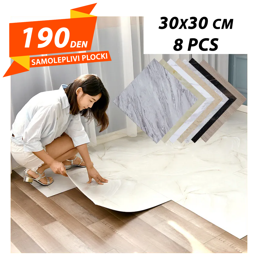 Set 8 Samoleplivi Plocki