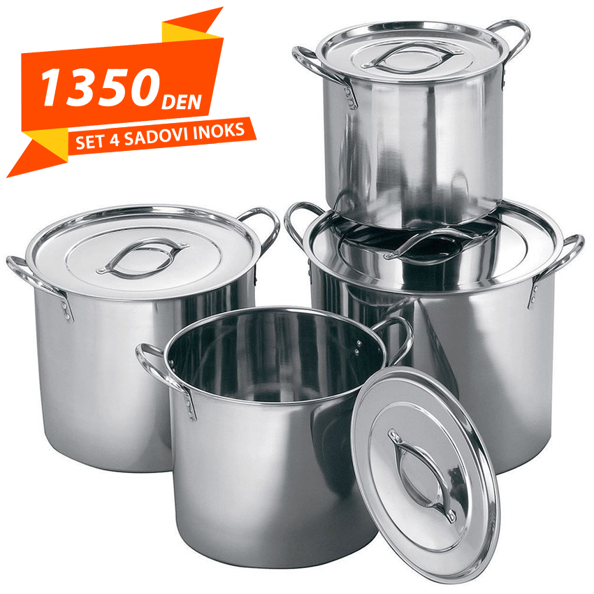 Set 4 Sadovi Inoks