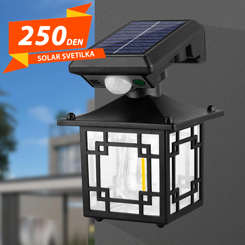 Solar Svetilka na Senzor