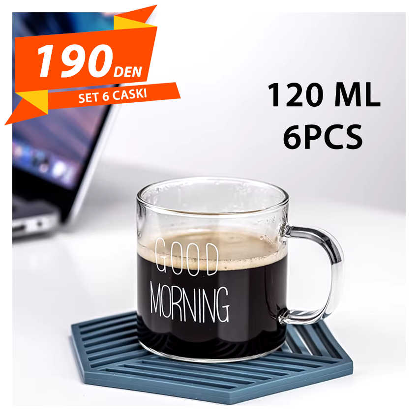 Set 6 Caski za Espreso
