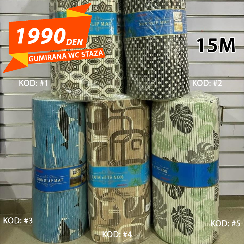 Gumirana WC Staza 15 M