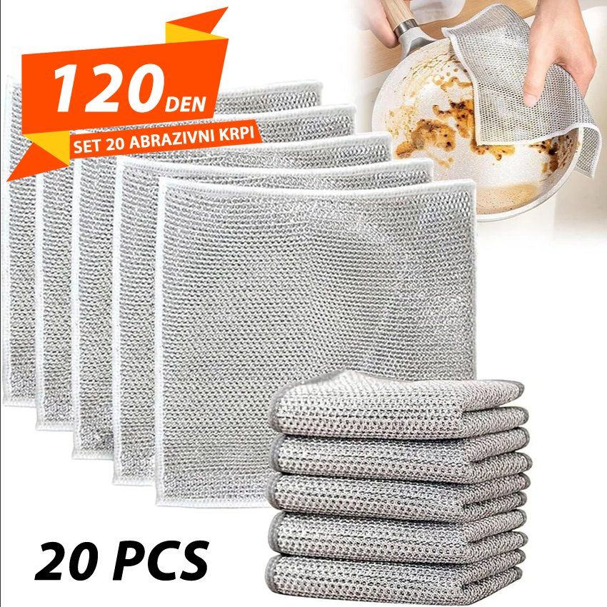 Set 20 Abrazivni Krpi
