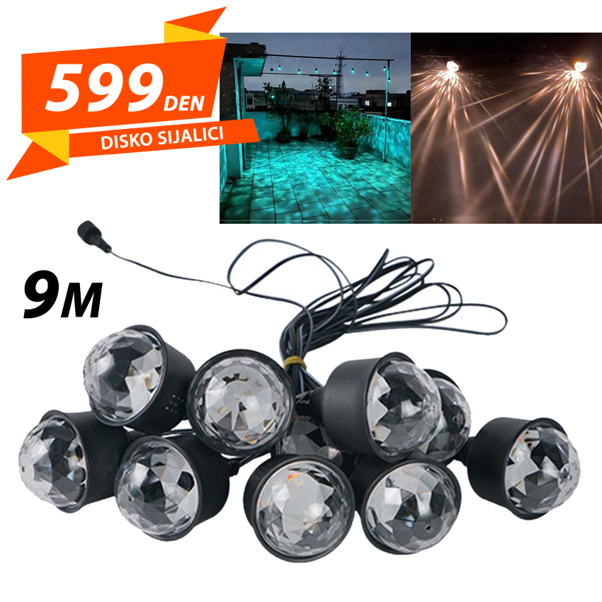 Disko Sijalici 9 Metri