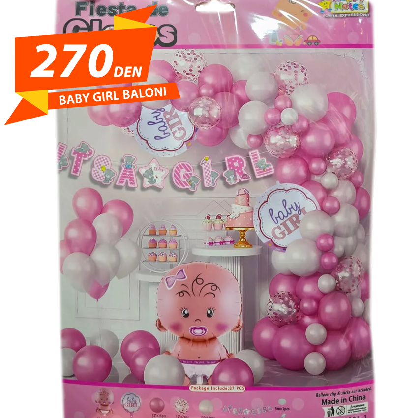 Baby Girl Baloni