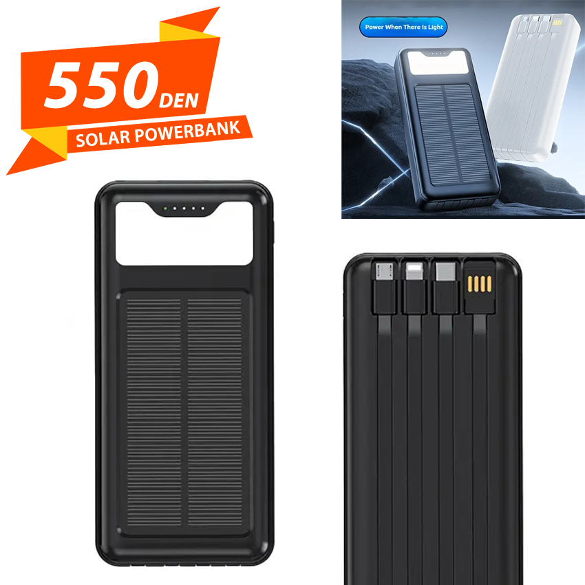 Solar Powerbank + Led Svetlo