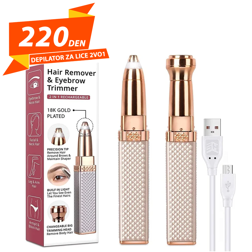Depilator za Lice 2vo1