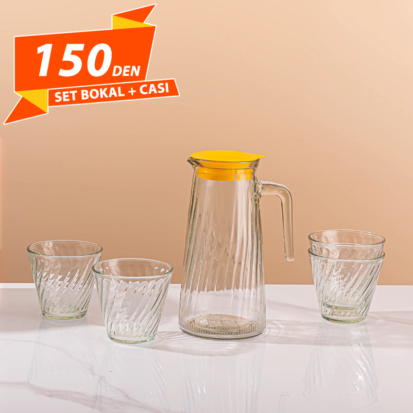 Set Bokal + Casi