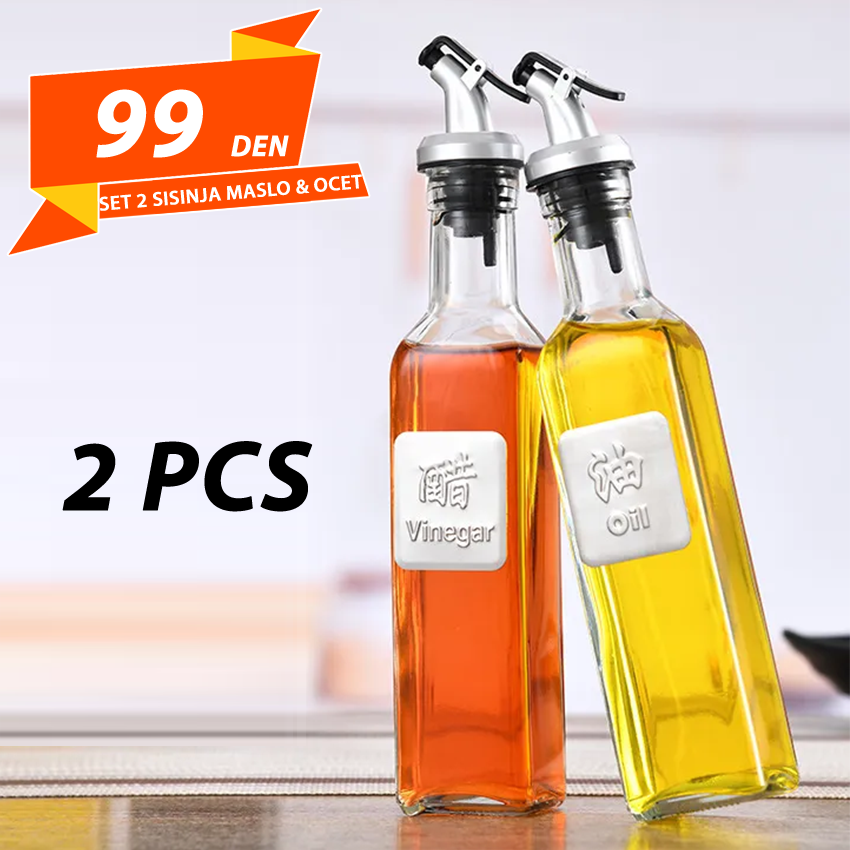 Set 2 Sisinja za Maslo & Ocet