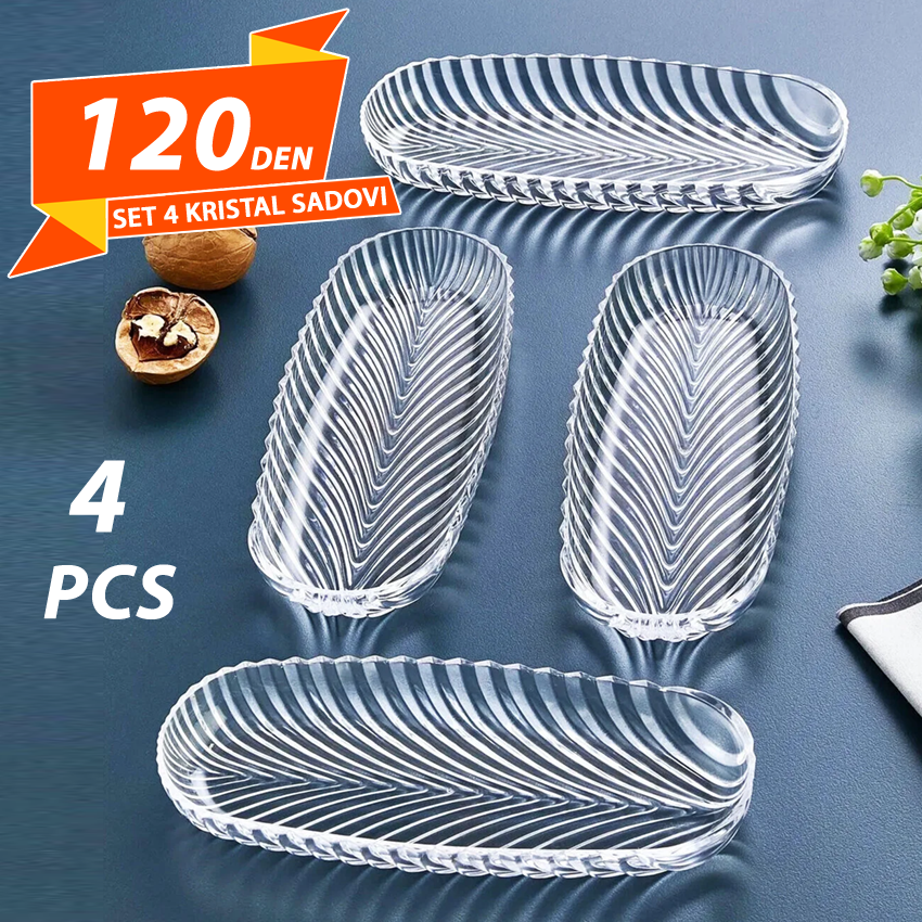 Set 4 Kristal Sadovi