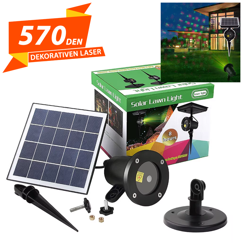 Dekorativen Solar Laser