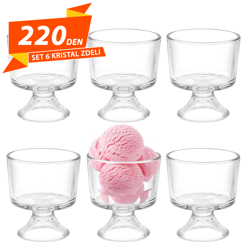Set 6 Kristal Zdeli