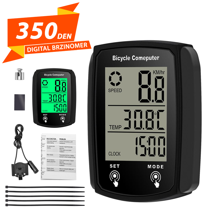 Digital Brzinomer za Velosiped