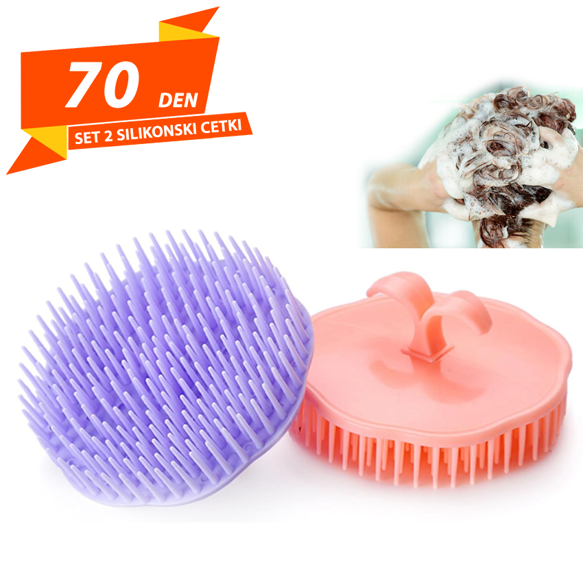 Set 2 Silikonski Cetki