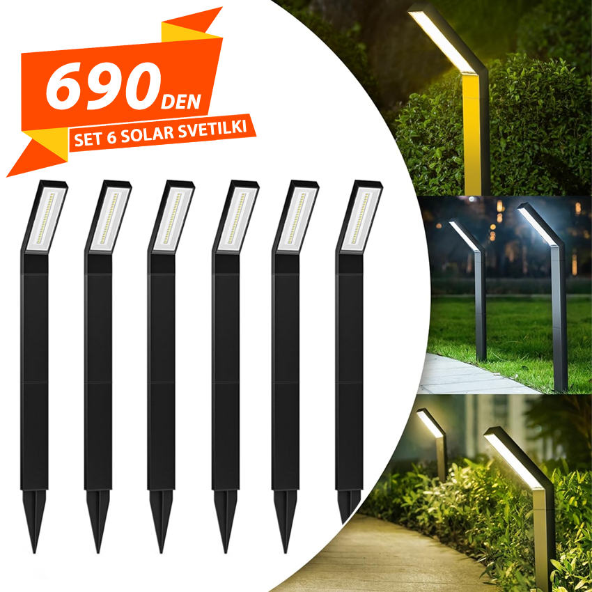 Set 6 Solar Svetilki
