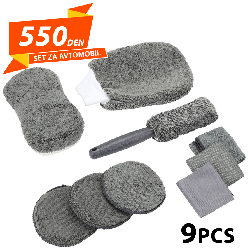Komplet za Cistenje Avtomobil