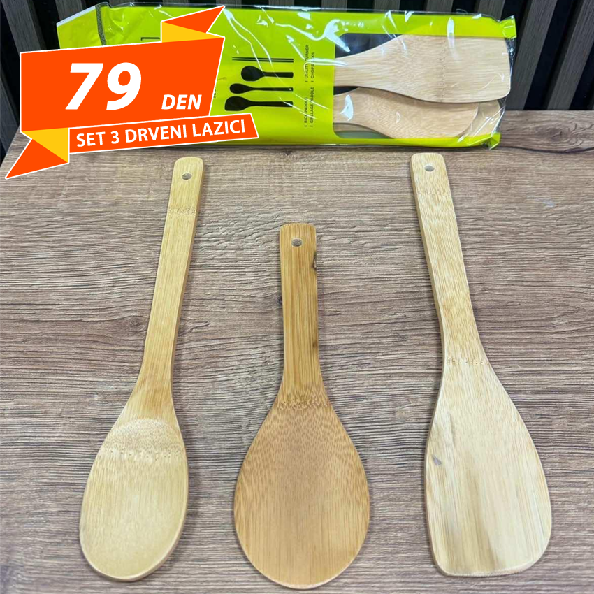Set 3 Drveni Lazici