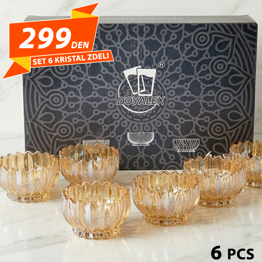 Set 6 Kristal Zdeli
