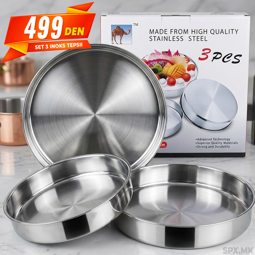 Set 3 Tepsii za Pecenje