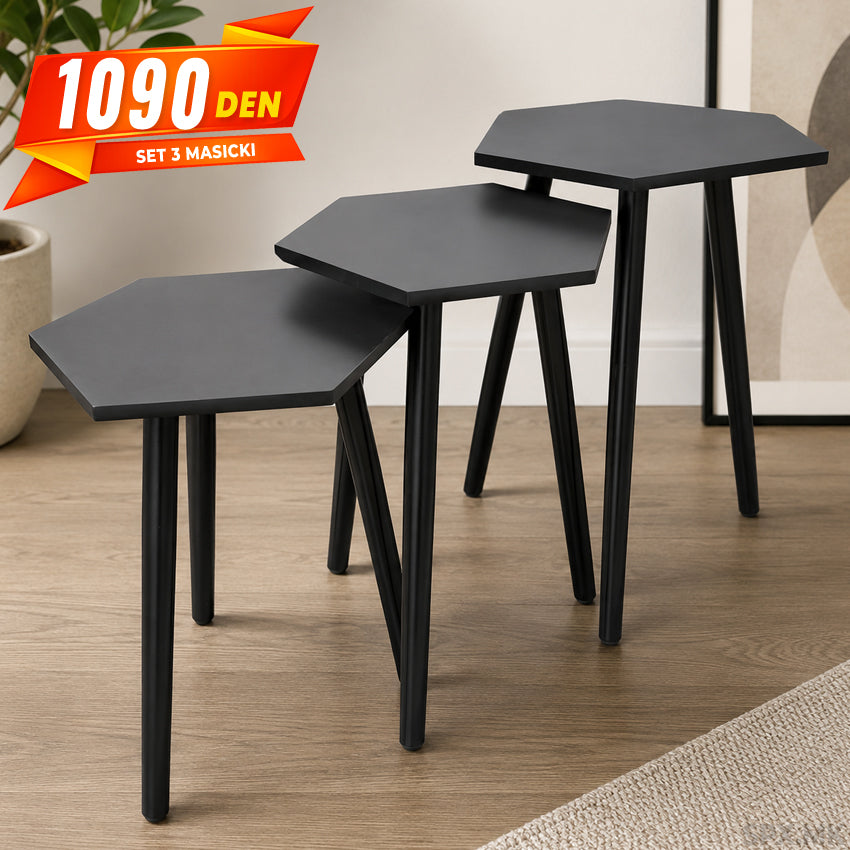 Set od Tri Sestagolni Masicki