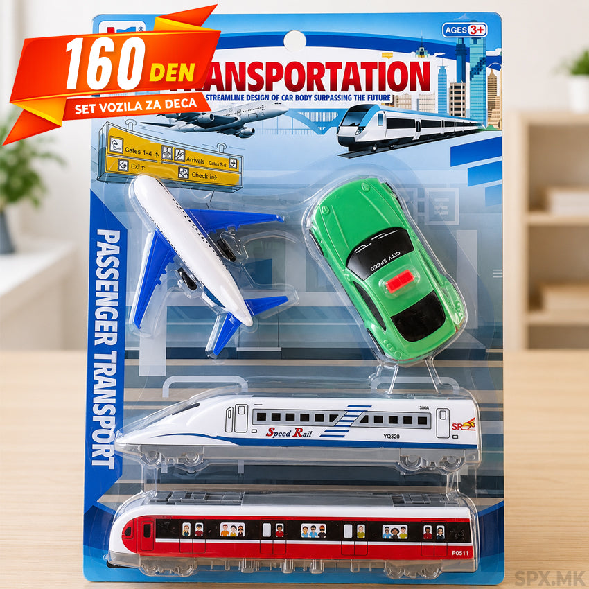 Set Transportni Vozila za Deca