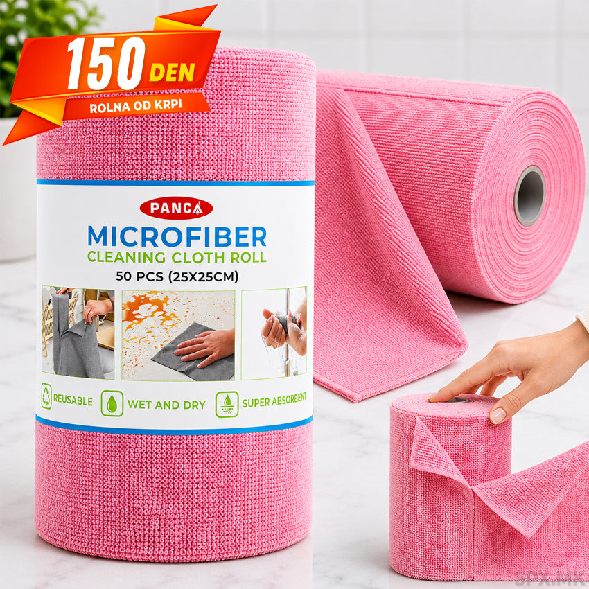 Rolna od Mikrofiber Krpi za Cistenje