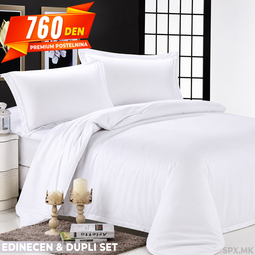 Premium Postelnina (Edinecen & Dupli Set)