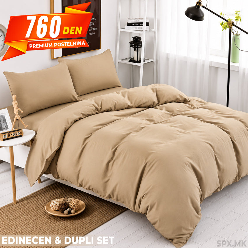 Premium Postelnina (Edinecen & Dupli Set)