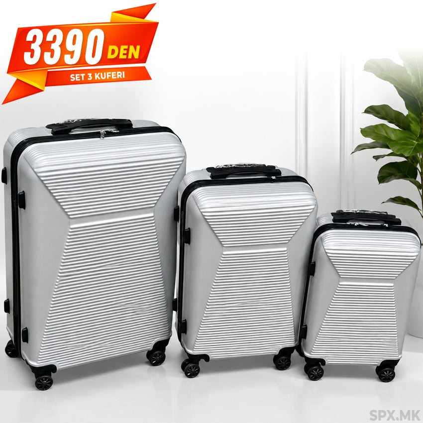 Set od 3 Premium Patnicki Kuferi