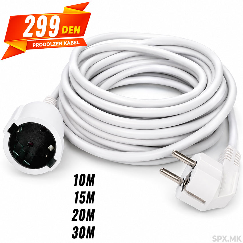 Elektricen Prodolzen Kabel со Edinecna Utikac-Priklucok