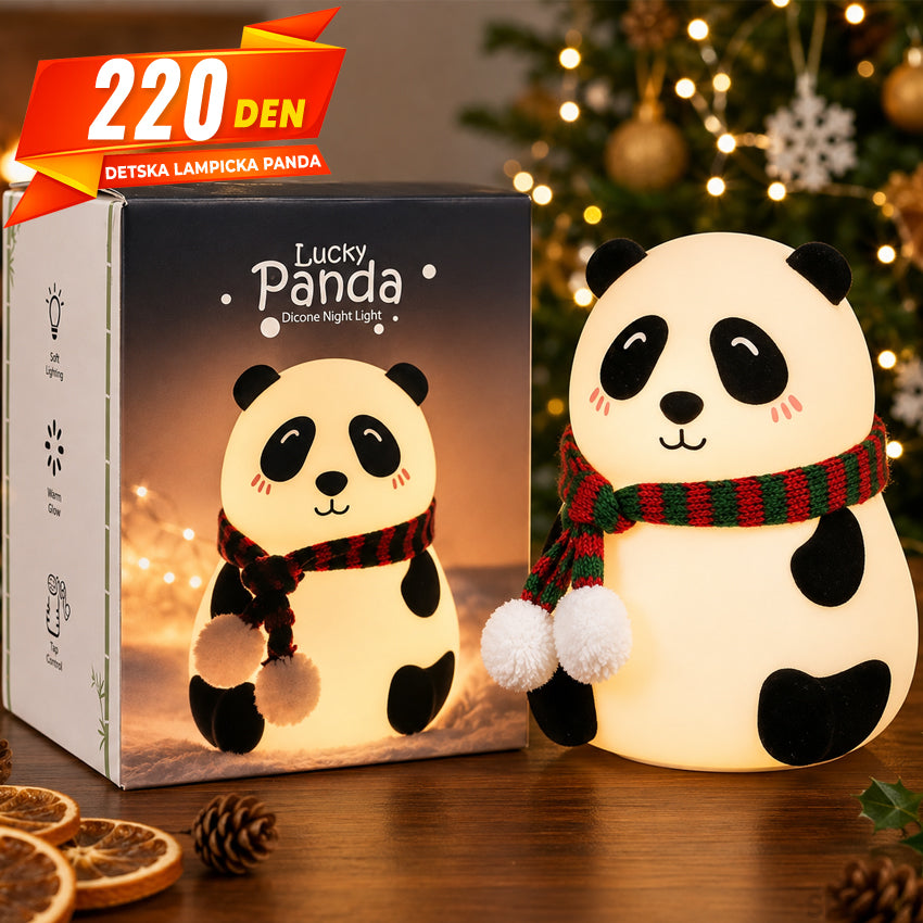 Detska Silikonska Lampichka "Panda"