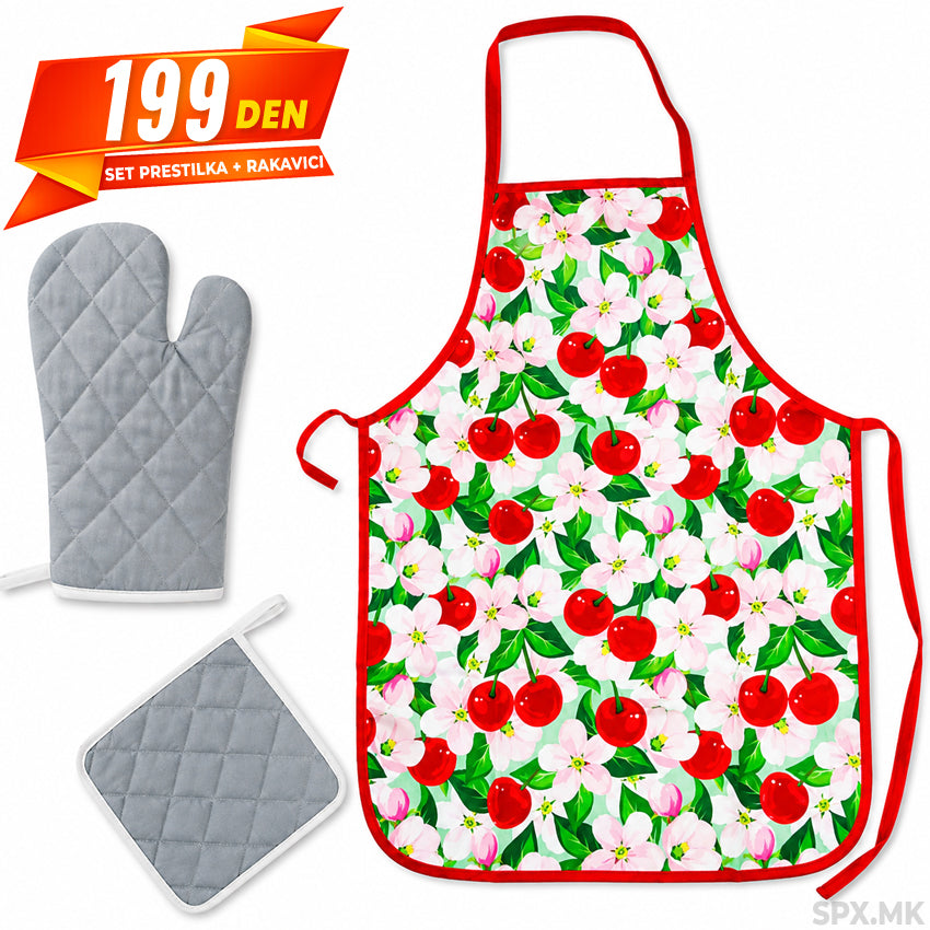 Gotvarski Set so Prestilka i Rakavici