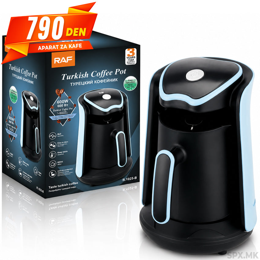 Elektrichen Aparat za Tursko Kafe RAF (600ml / 600W)