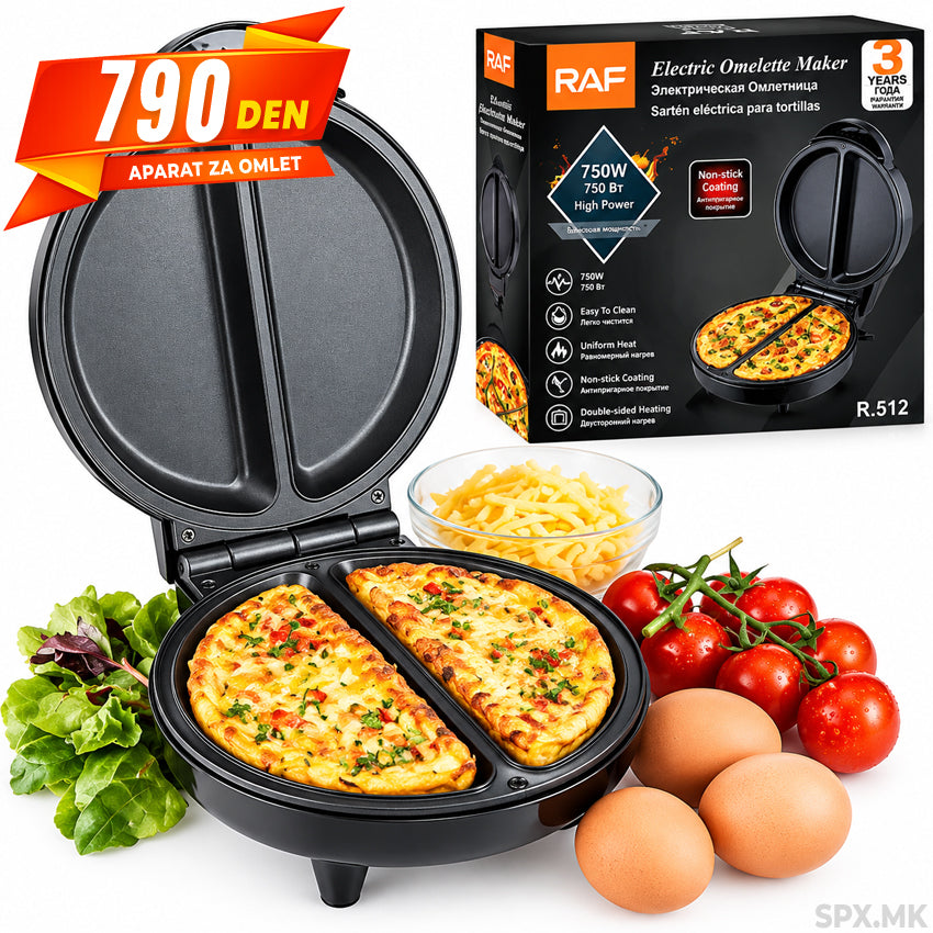 Elektricen Aparat za Omlet (750W)