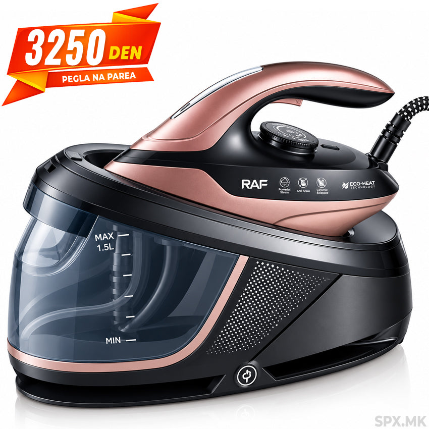 RAF Parne Stanica za Peglanje (1.5L) – Eco-Heat