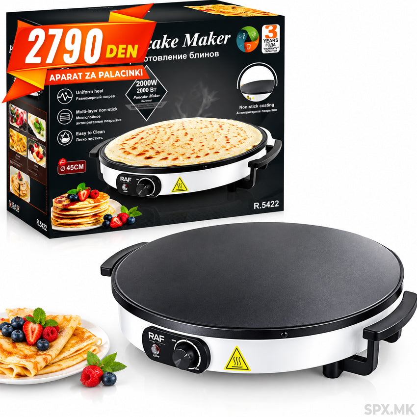 Aparat za Palacinki RAF (2000W / 45cm)