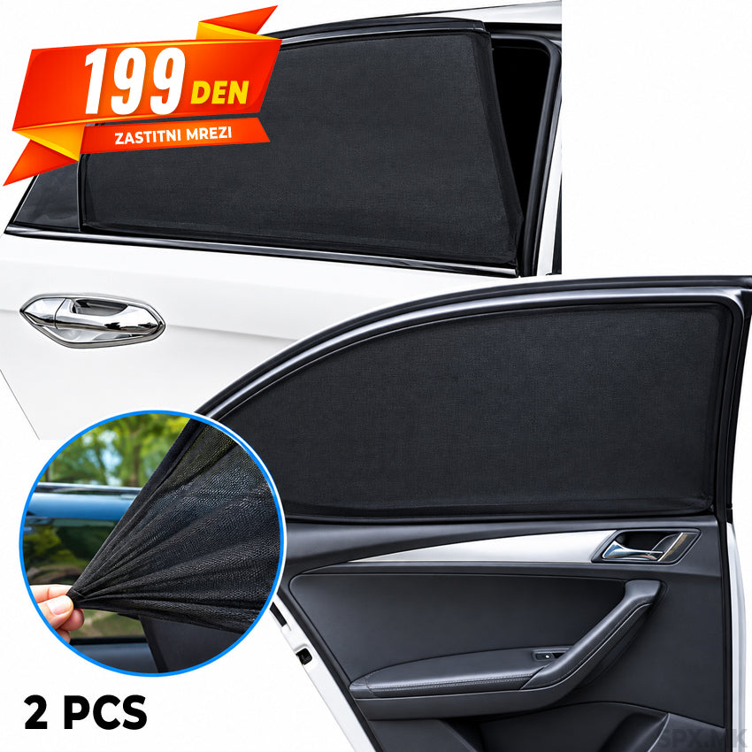 Zastitni Mrezi za Sonce za Auto Prozori 2 pcs