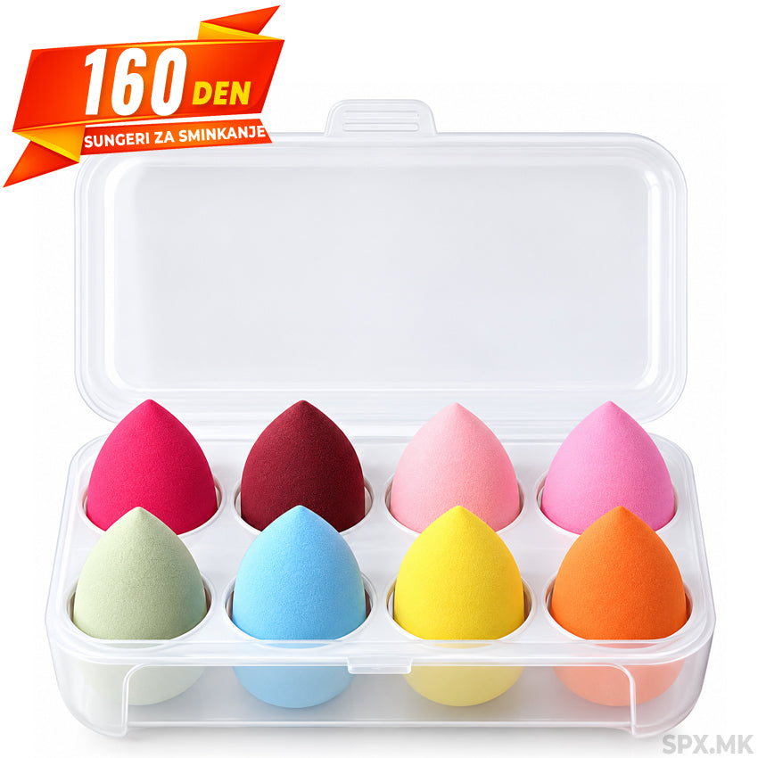 Set Sunngeri za Sminkanje vo Kutija (8 pcs)