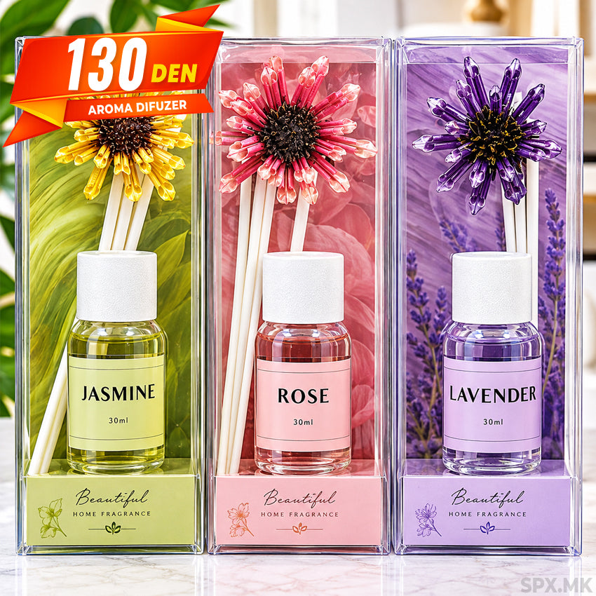 Aroma Difuzer so Ukrasen Cvet