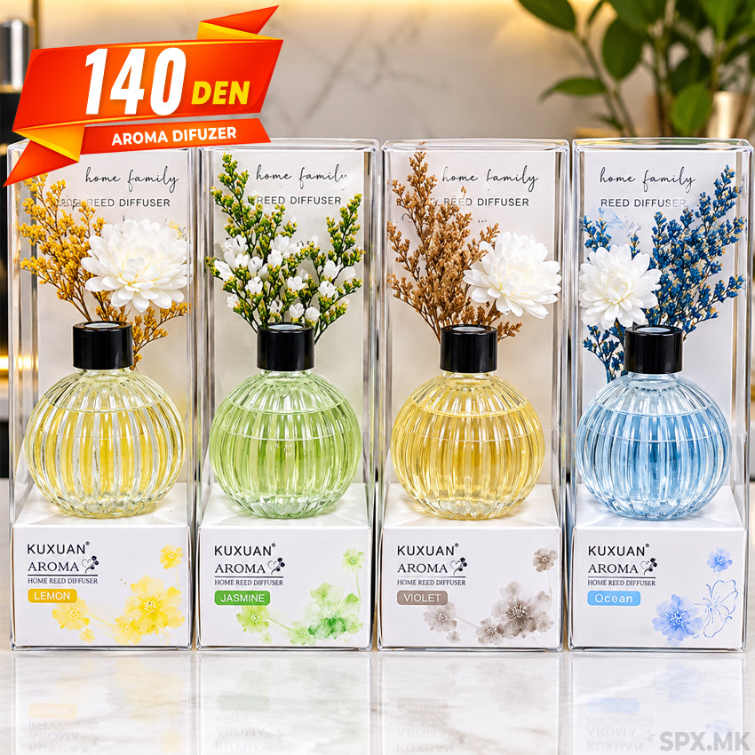Premium Aromaticen Difuzer so Suvi Cvekinja