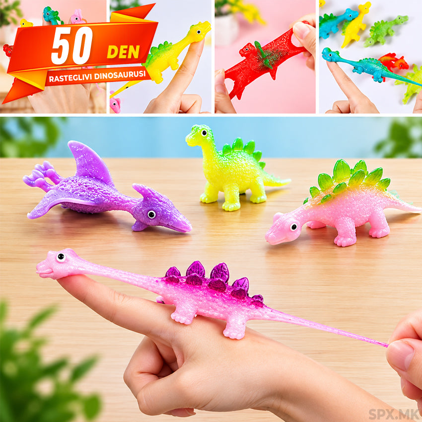 Rasteglivi Dinosaurusi Igracki za Prsti 10 pcs