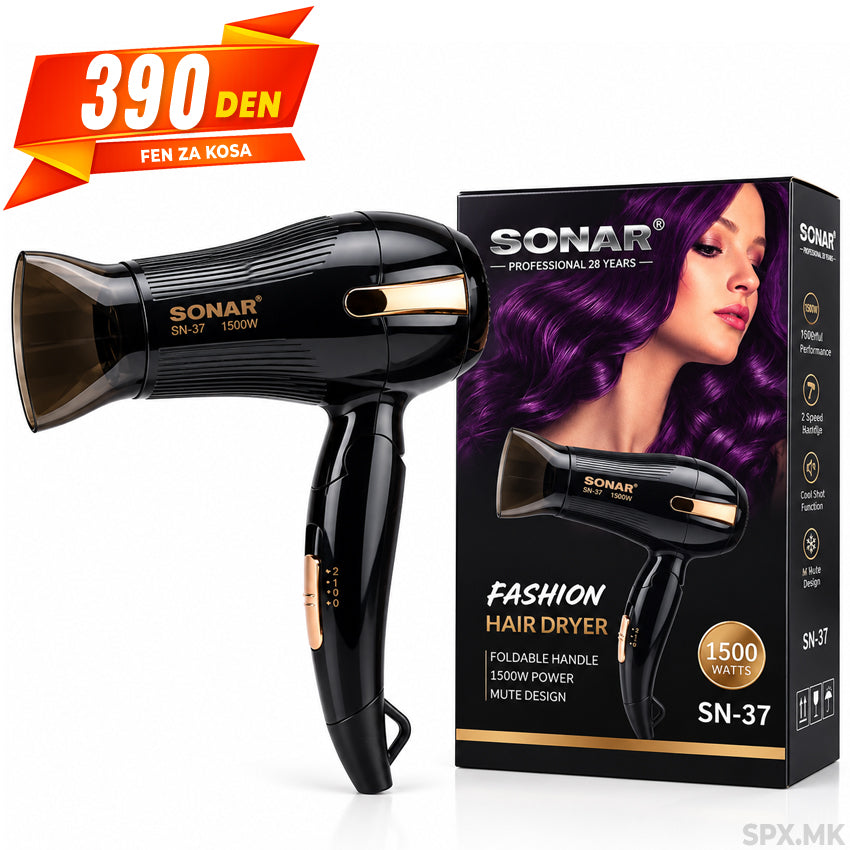 Sklopiv fen za kosa Sonar SN-37 1500W