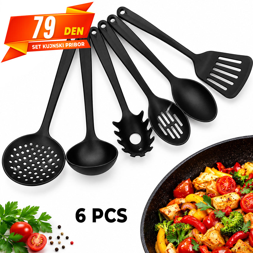 Set kujnski pribor za gotvenje (6 parchinja)