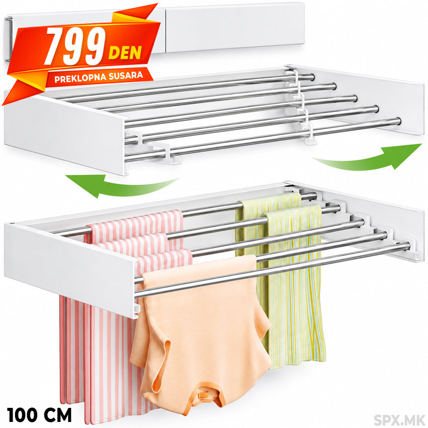 Zidna preklopna sushara za alishta 100 cm