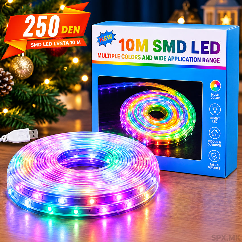 LED Lenta vo Boja (USB) 10m