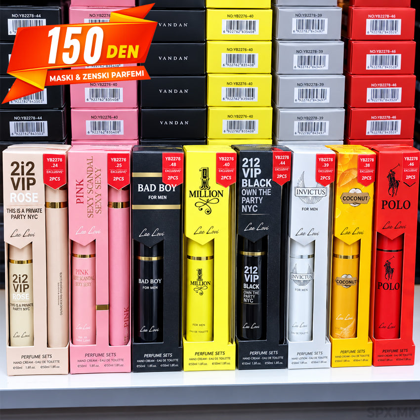 Parfemski setovi Lae Lovi (Eau de Toilette + krema za race)